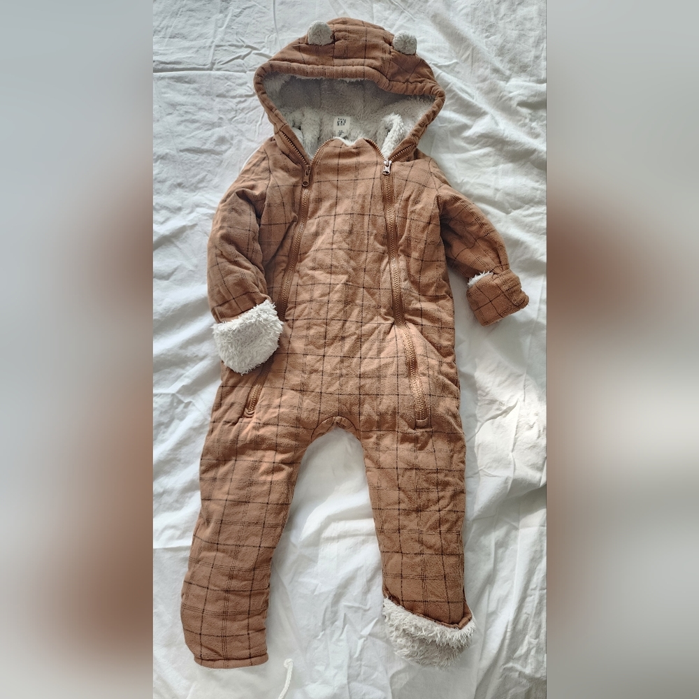 GAP Baby Sherpa Hoodie One-Piece